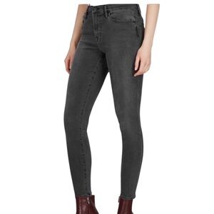 Frame Le High Skinny Jeans Sz 27 Black Stretch Classic Edgy Alternative Rocker